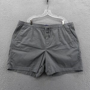 GAP Pull‎ On Shorts 3XL Gray Men Elastic Waist Casual Cotton Stretch Pockets